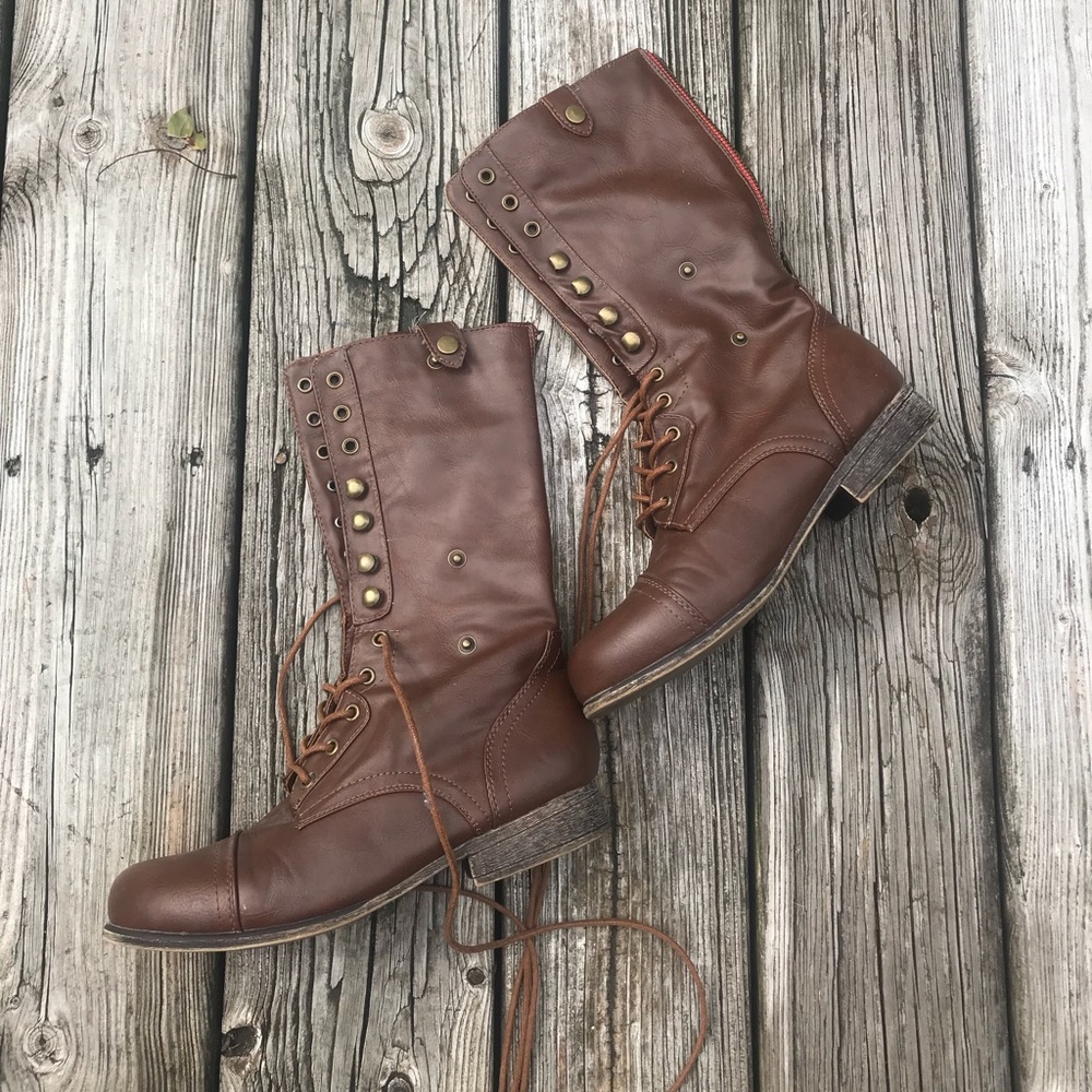 Like New Combat Boots